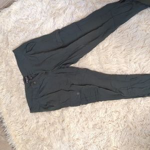 Volcom green cargo soft pants